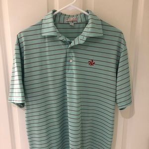 Peter Millar Golf Shirt. Medium.